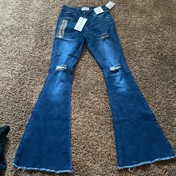 Bamboo Bootcut Jeans - Picture 1 of 3